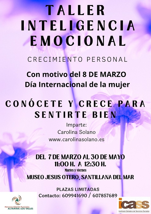 La Mancomunidad Altamira – Los Valles organiza un curso - taller sobre Capacitación en Inteligencia Emocional con motivo del Día Internacional de la Mujer