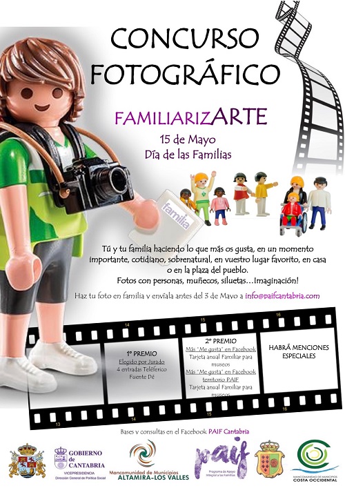 En marcha el III Concurso Fotográfico FamiliarizARTE incluido dentro del programa PAIF