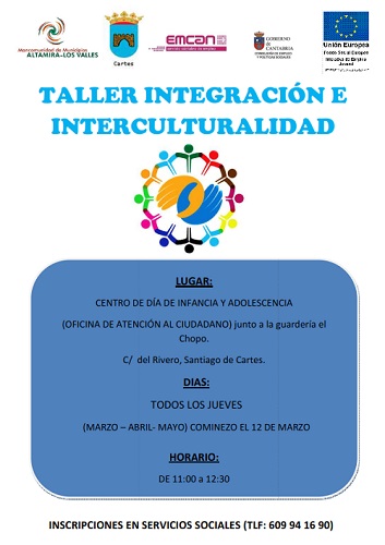 La Mancomunidad Altamira-Los Valles pondrá en marcha el tercer taller de integración e interculturalidad.